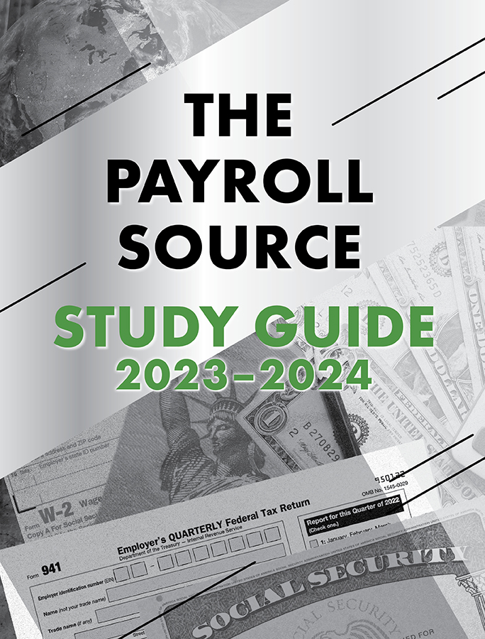 The Payroll Source Study Guide 20232024